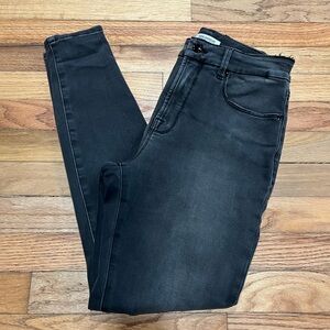 Good American Dark Gray Skinny Jeans Size 4/27